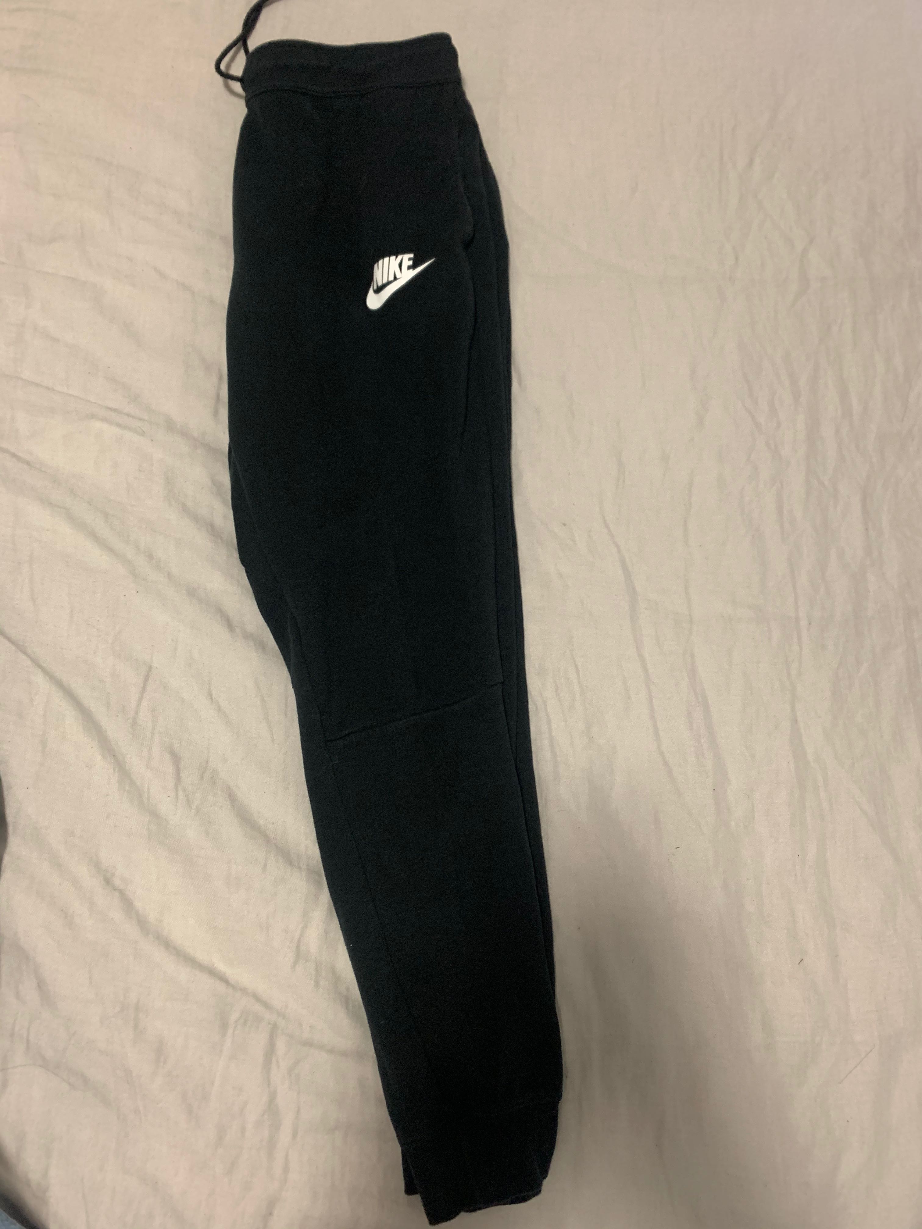 nike sweatpants cuffed bottom