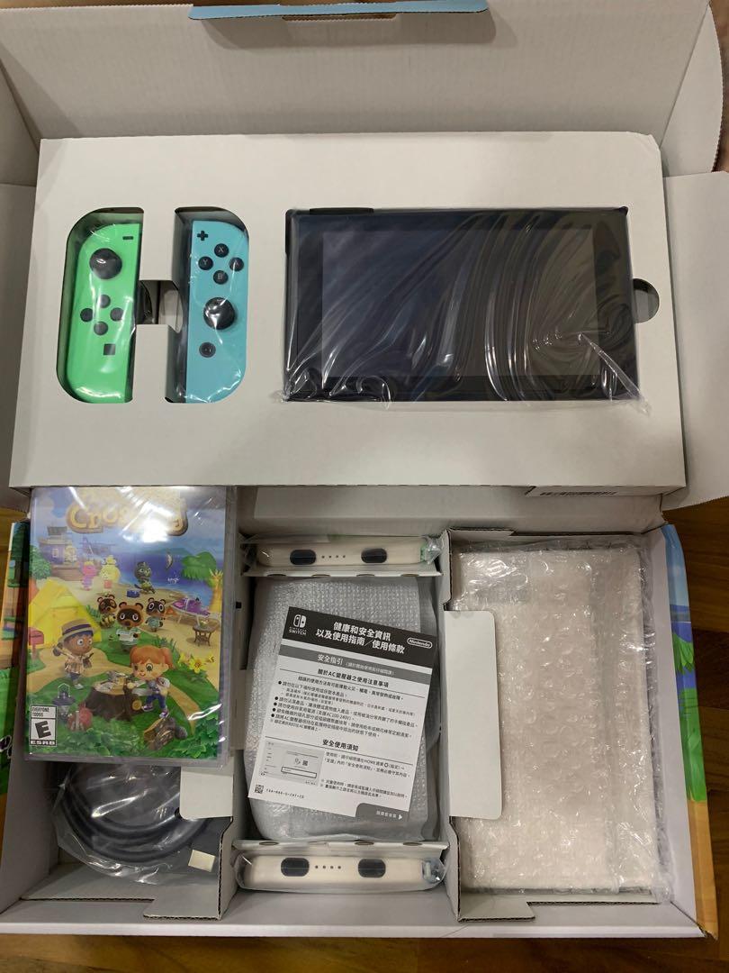 Nintendo Switch Console ACNH Edition (with hard copy game card), Video