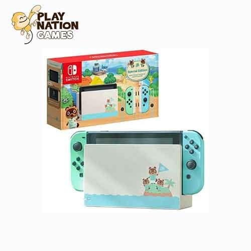 Nintendo Switch Console System Gen 2 Animal Crossing Edition W