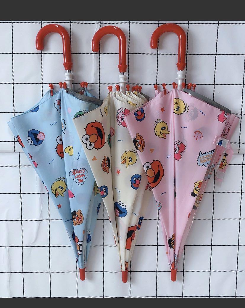 Preorder Elmo Sesame Street Kids Umbrella Brand New Babies Kids Boys Apparel 4 To 7 Years On Carousell - elmo pants roblox