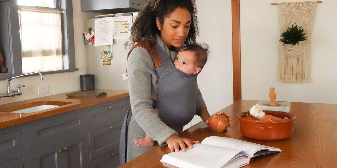 leather baby carrier