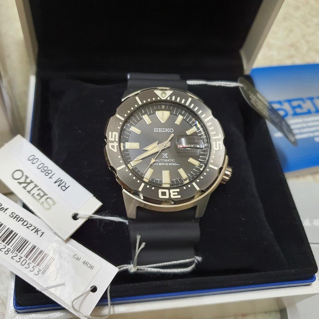 Seiko Monster 4th Gen SRPD27 Original, Men's Fashion, Watches &  Accessories, Watches on Carousell