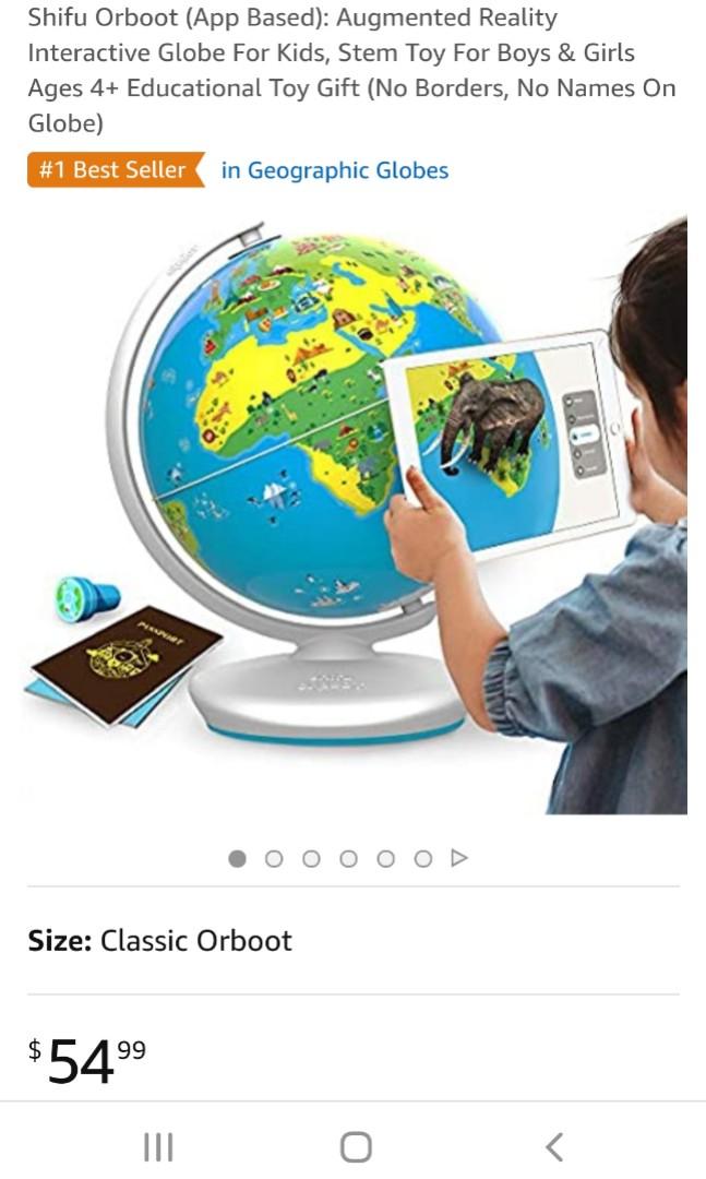 interactive globe toy