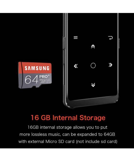 SUPEREYE M3 MP3 Player, 16G Portable Lossless Sound MP3 Player with