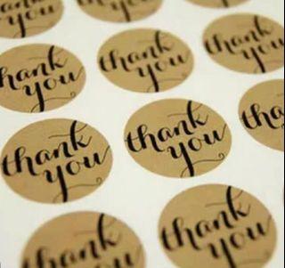Thank You Stickers