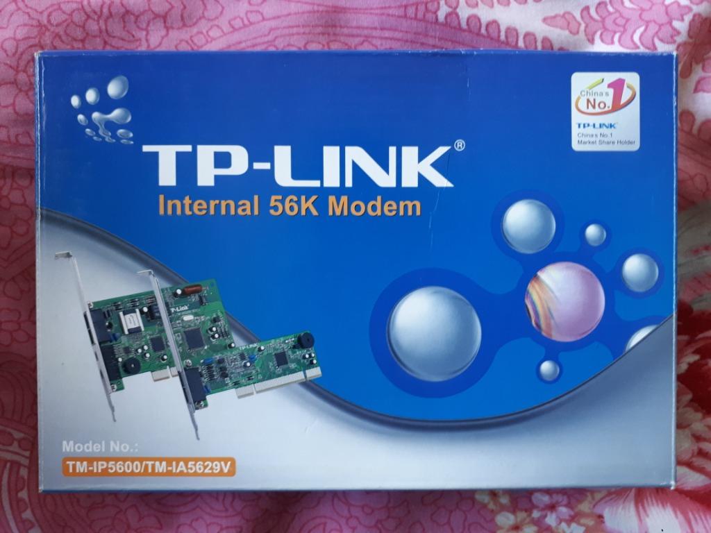 Tp Link Tm Ip5600 56k Internal Pci Fax Modem Electronics Computer Parts Accessories On Carousell