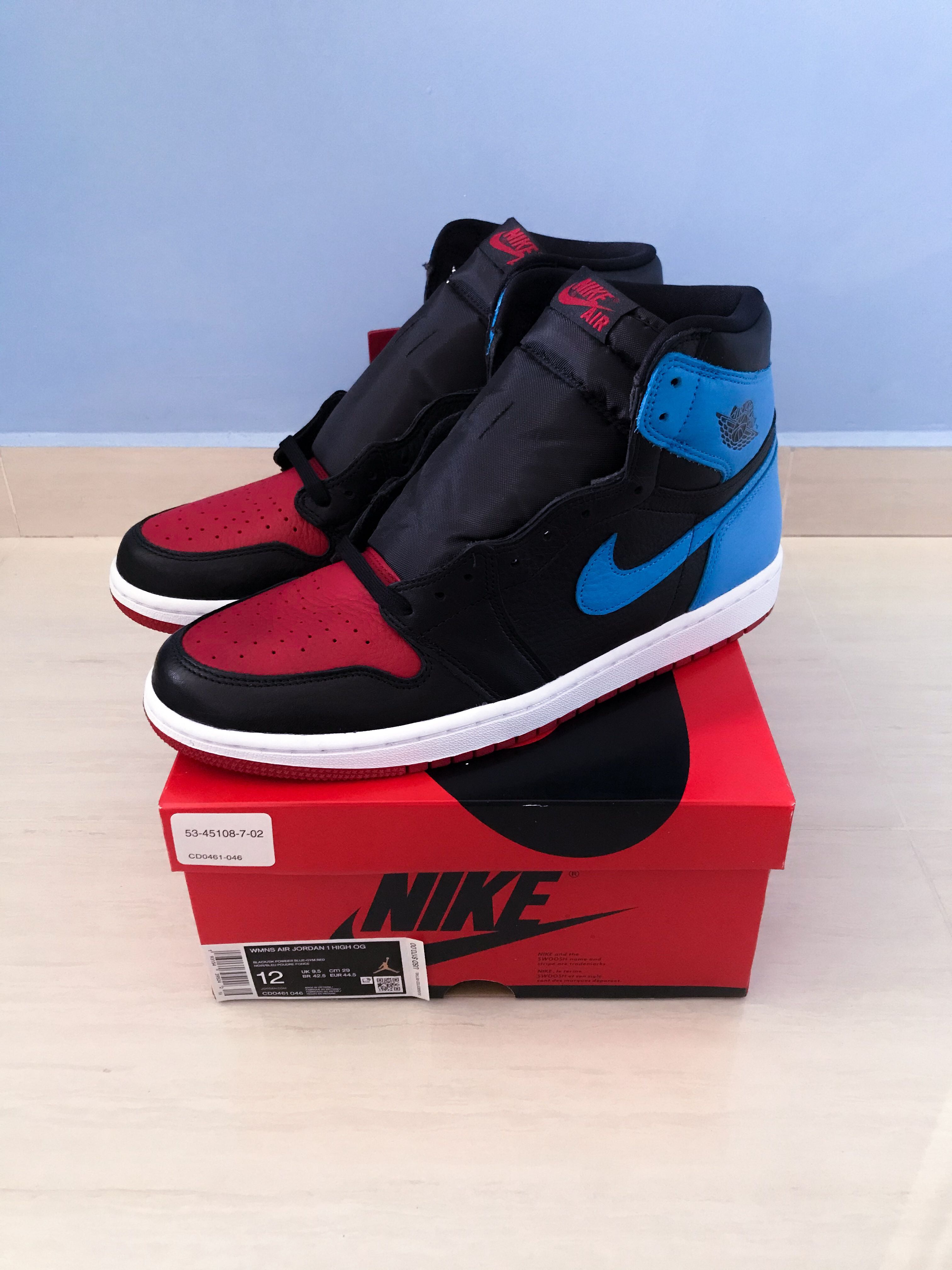 UNC to Chicago Air Jordan 1, Men's 