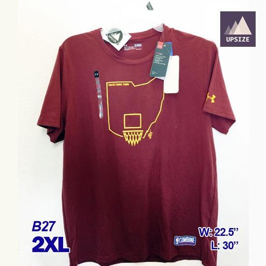 burgundy under armour shirt