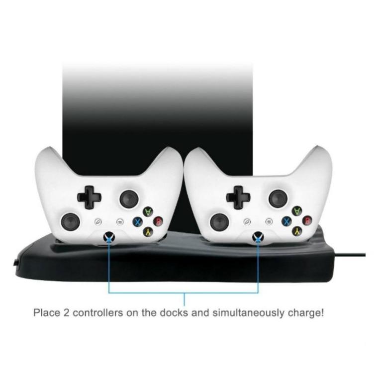 Vertical Stand For Xbox One X, TSV Controller Charger with ...