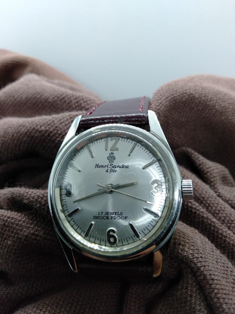 Henri sandoz 17 sales jewels incabloc price