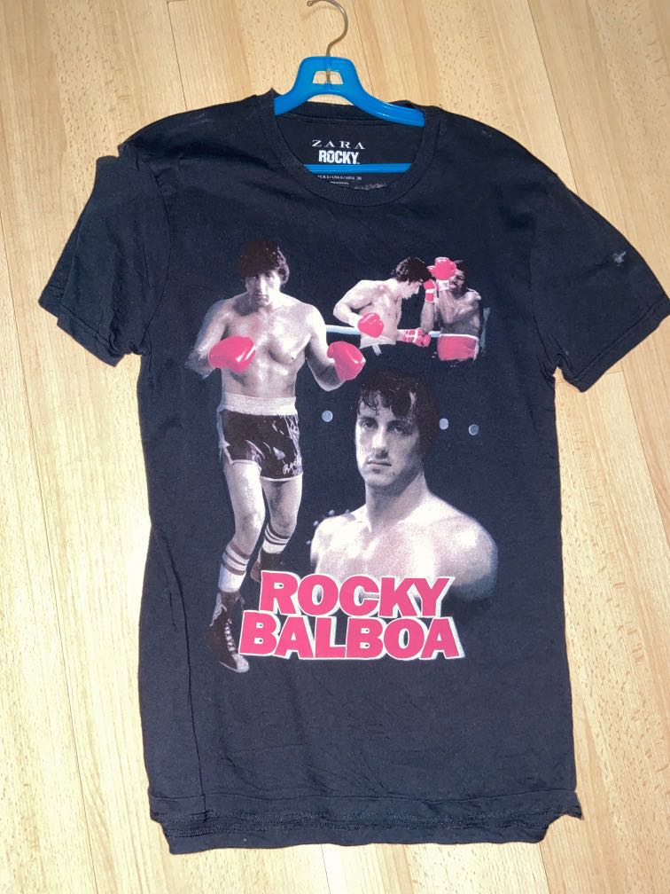 Vintage Rocky shirt, Men&rsquo;s Fashion, Tops & Sets, Tshirts & Polo Shirts