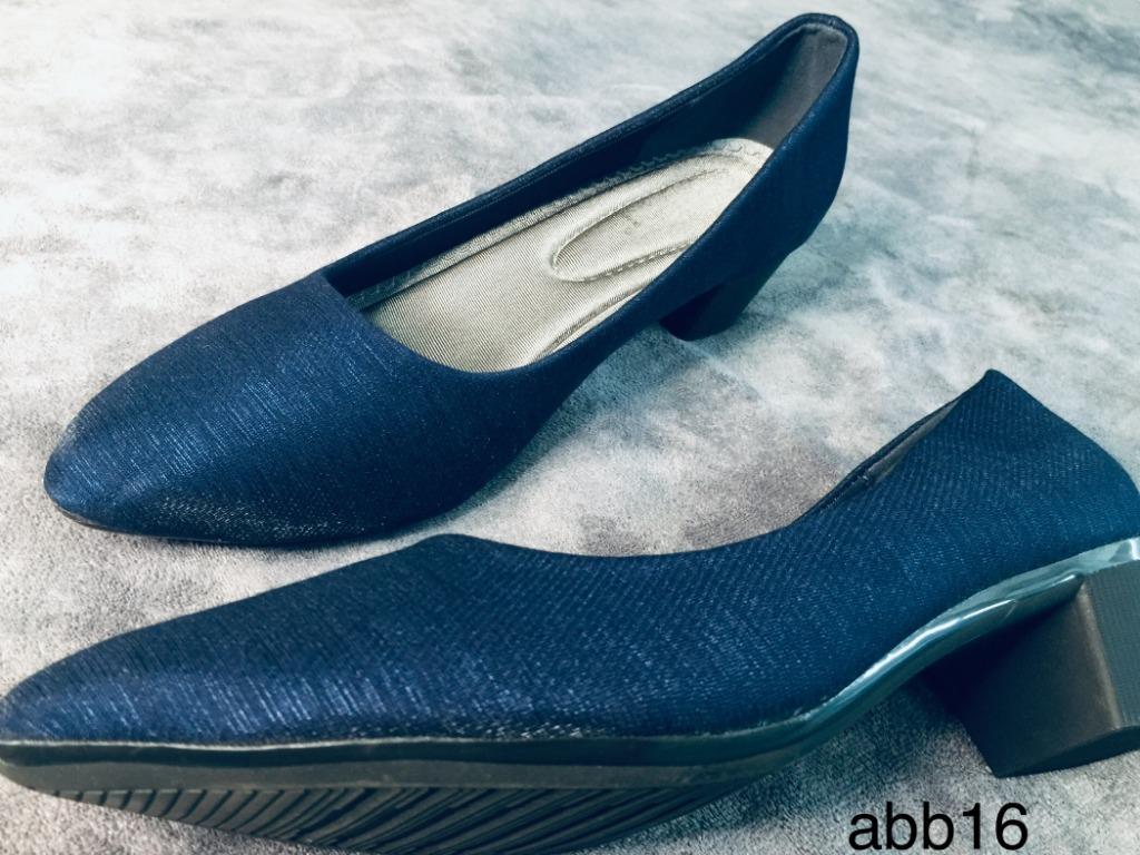 office navy heels