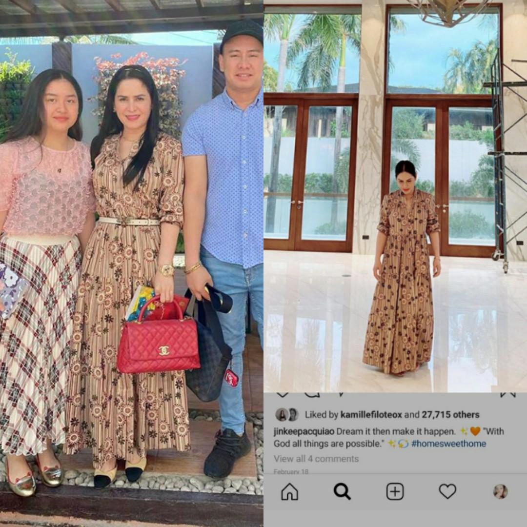 Jinkee Pacquiao Floral dress, Women's Fashion, Dresses & Sets, Dresses on  Carousell
