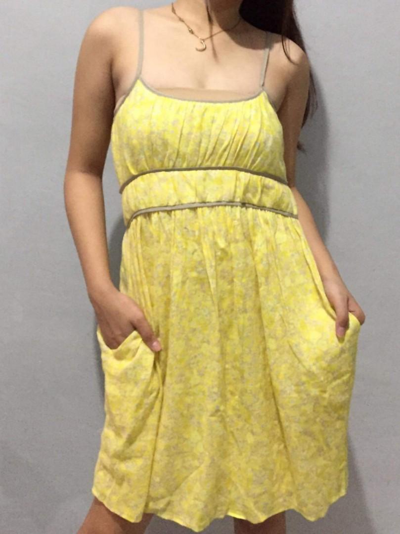 zara midi dress with pockets