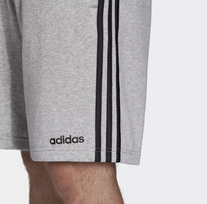 adidas grey french terry shorts 