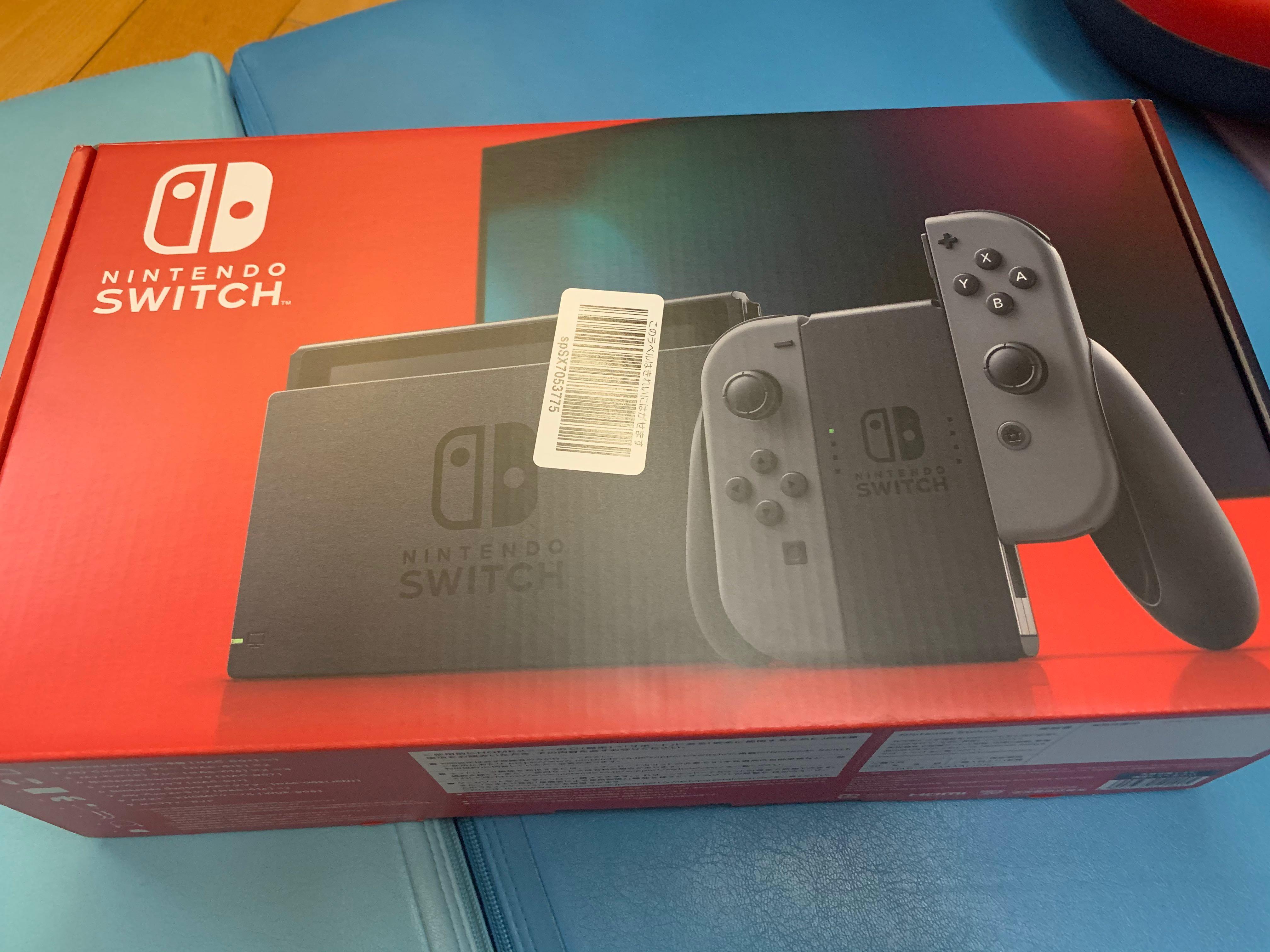 全新現貨nintendo Switch 灰色大電日版amazon 遊戲機 遊戲機器材 Carousell 全新現貨nintendo Switch 灰色大電日版amazon 遊戲機 遊戲機器材 Carousell