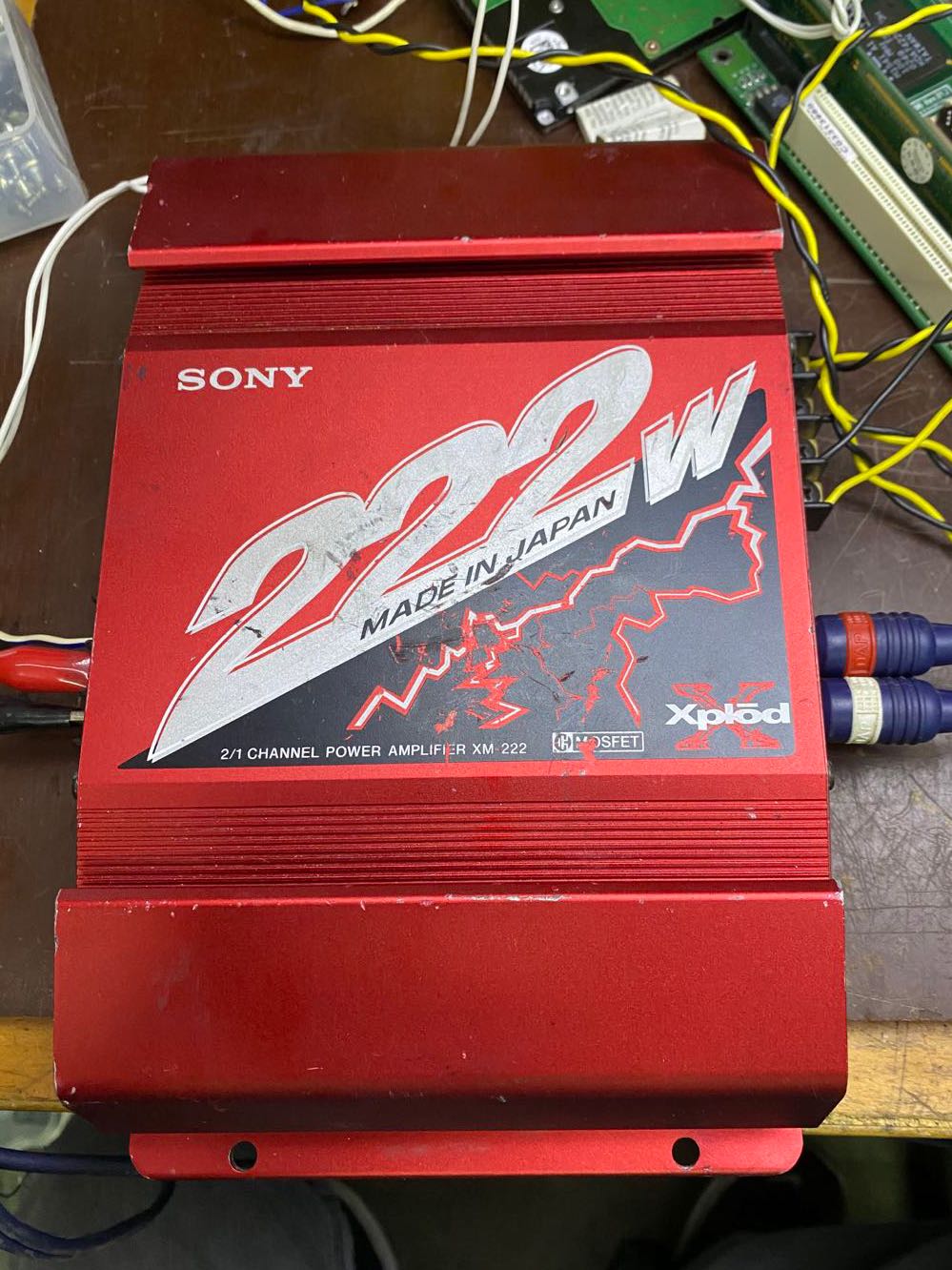 日產 SONY 車用擴音 XM222 Xplod Power Amplifier, 汽車配件, 電子配件 Carousell