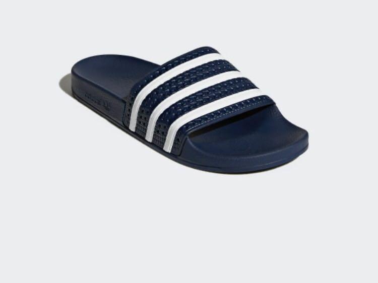 Adidas Adilette Slides (US 8), Men's Fashion, Footwear, Flipflops and Slides  on Carousell