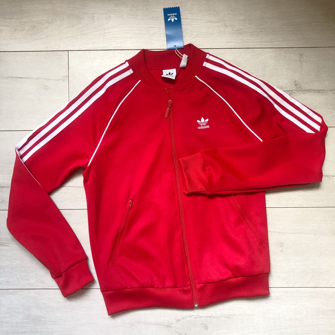 Adidas Sst Track Jacket, Women'S Fashion, Bottoms, Jeans & Leggings On  Carousell