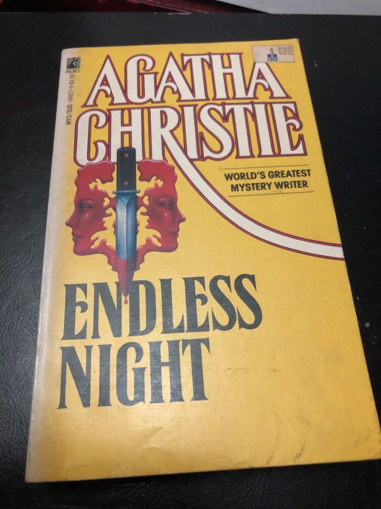 Agatha Christie Endless Night Books Stationery Fiction On