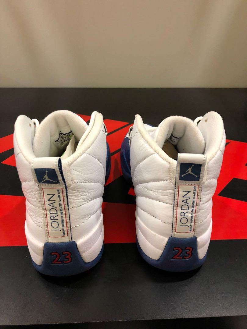 Fake jordan 12 french top blue