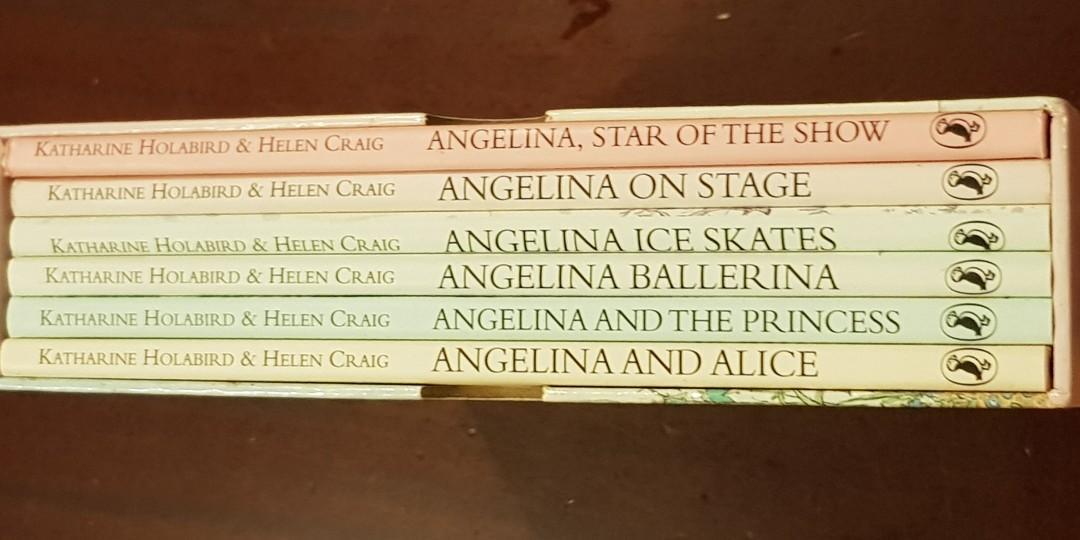 Angelina S Storybox Angelina Ballerina 6 Book Set Angelina S Baby Sister Dvd Books Stationery Children S Books On Carousell