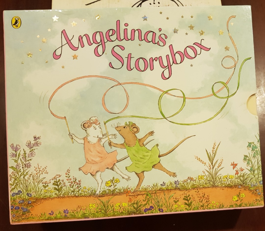 Angelina S Storybox Angelina Ballerina 6 Book Set Angelina S Baby Sister Dvd Books Stationery Children S Books On Carousell