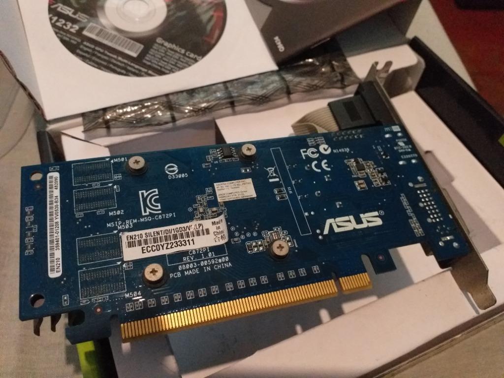 Asus EN210 1GBDDR3 64bit Video Card w/ Box, Manual & Driver CD