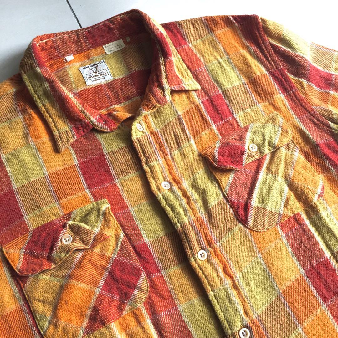 NWT LVC Levi's Vintage Clothing Shorthorn Shirt Mint Green Size L SS19