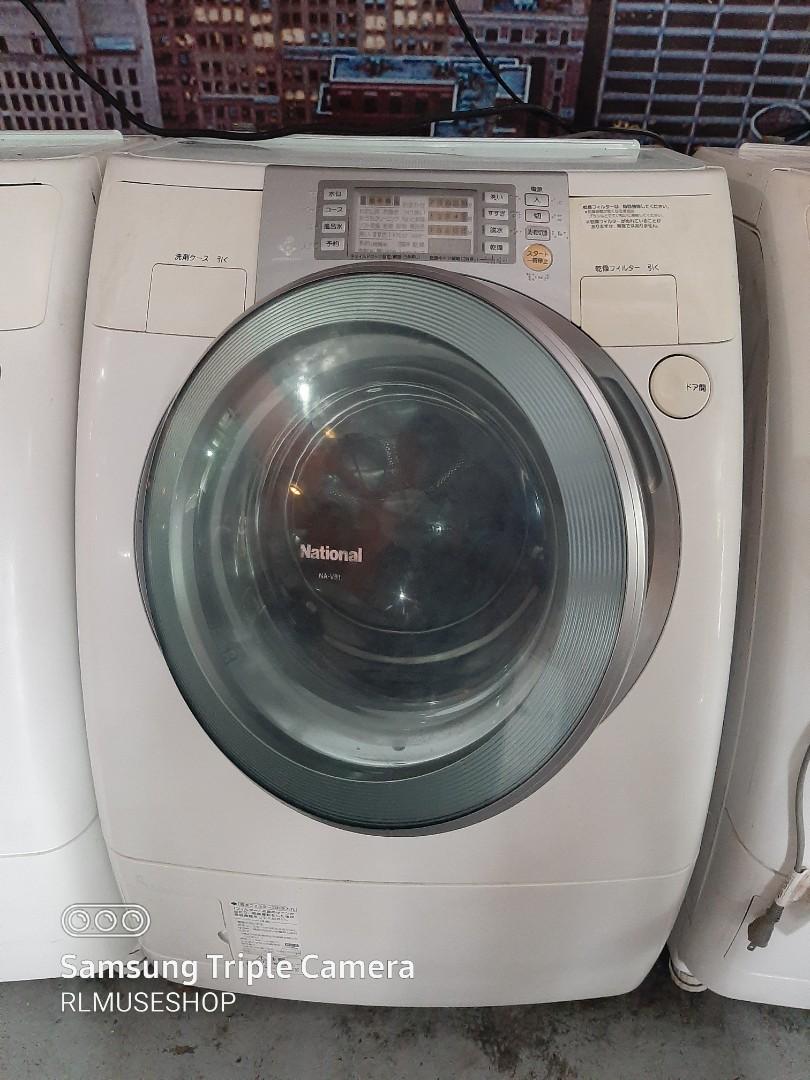 Automatic Washing Machine with 100Heatdryer Full Dry Japan Surplus 2ndhand 8kg Capacity, TV
