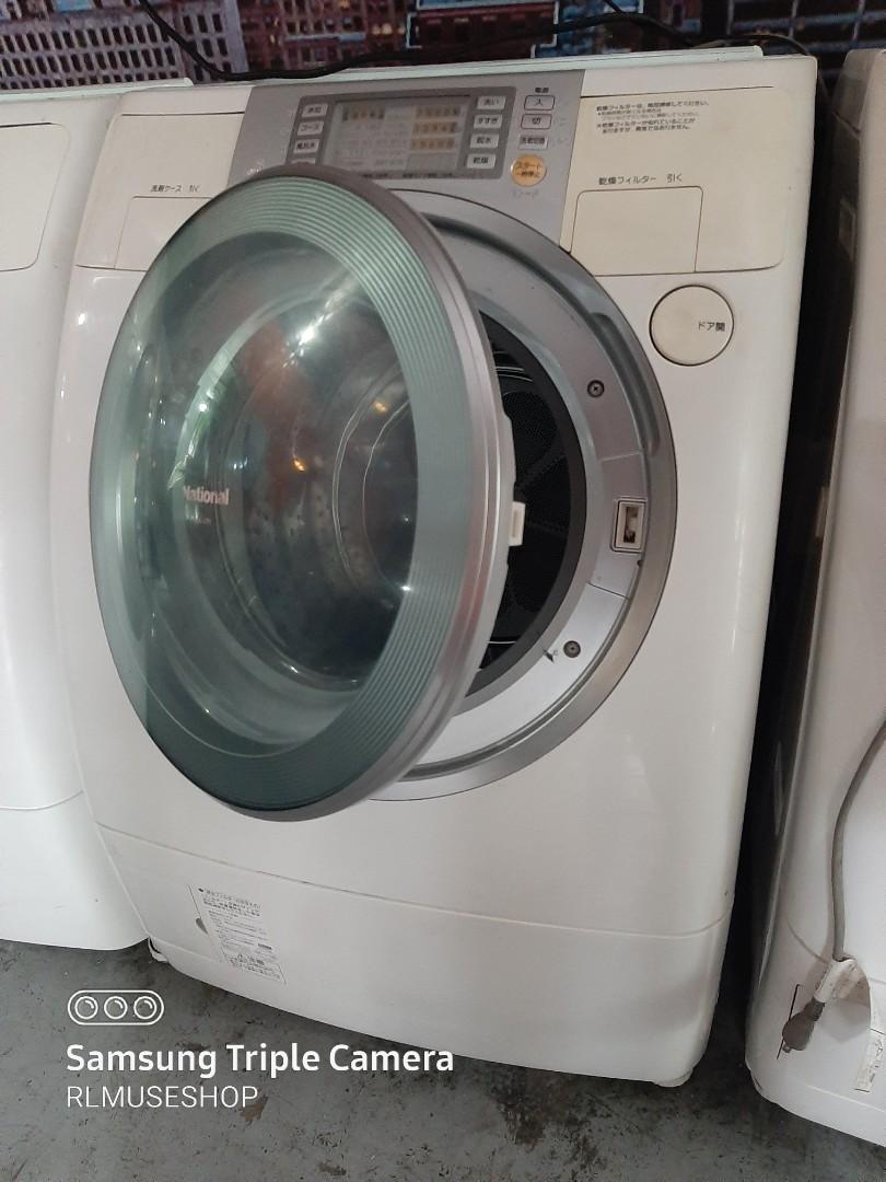 Automatic Washing Machine with 100Heatdryer Full Dry Japan Surplus 2ndhand 8kg Capacity, TV