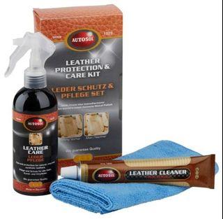 AUTOSOL LEATHER PROTECTION & CARE KIT