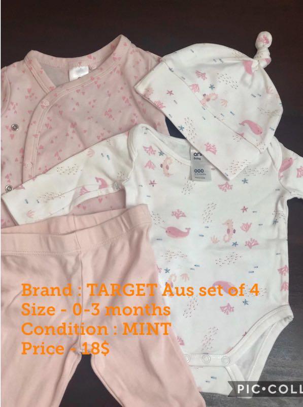 target newborn girl clothes