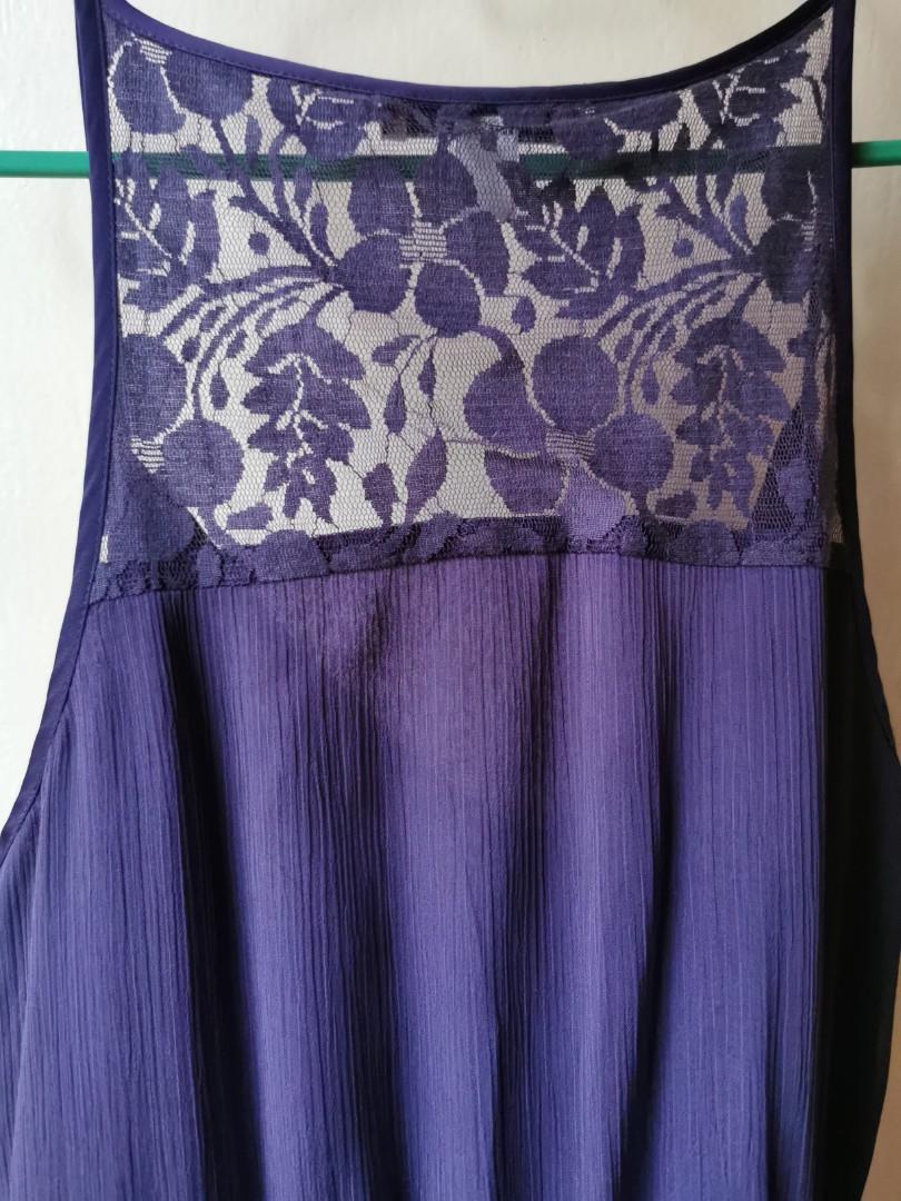 Banana republic 2025 purple dress