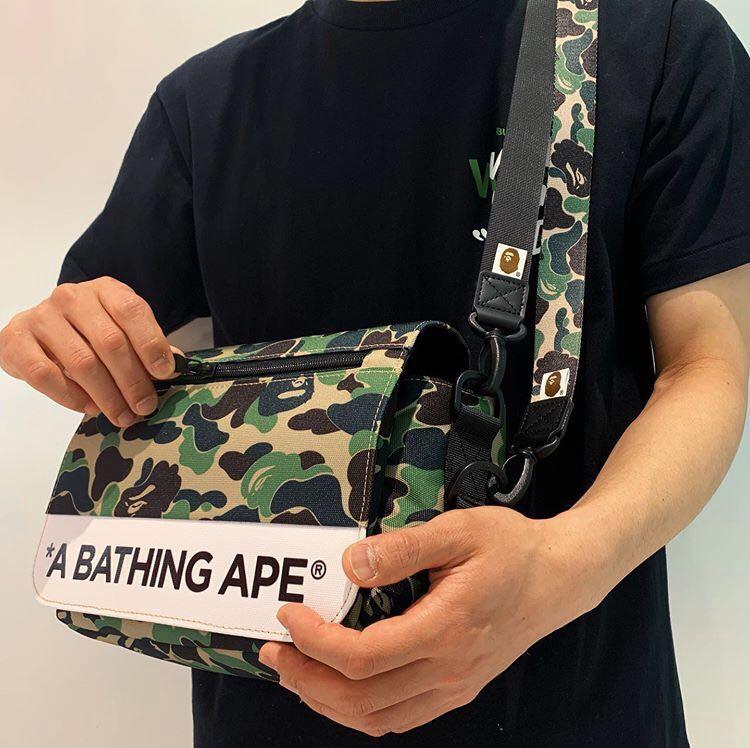 Bape abc double strap bag Clearance