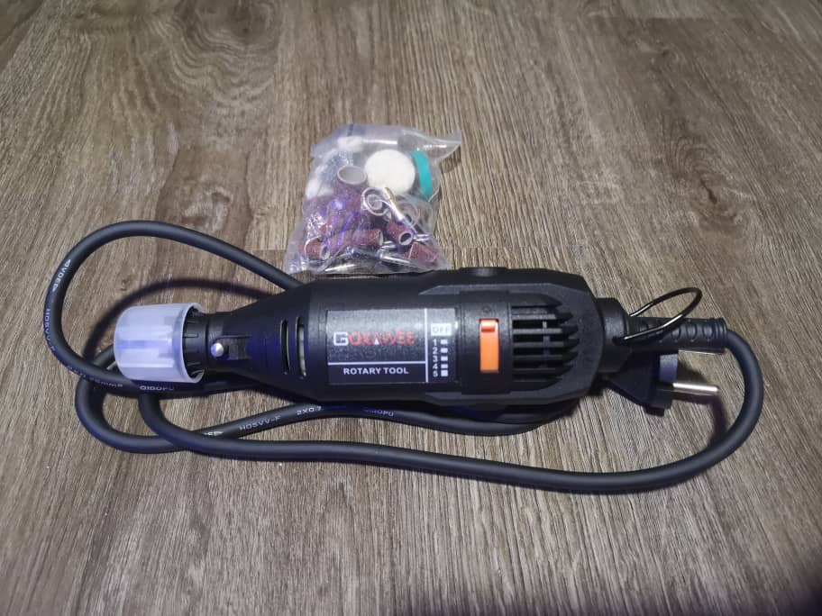 BNIB GOXAWEE 220V Power Tools Electric Mini Drill Engraver Rotary Tools ...