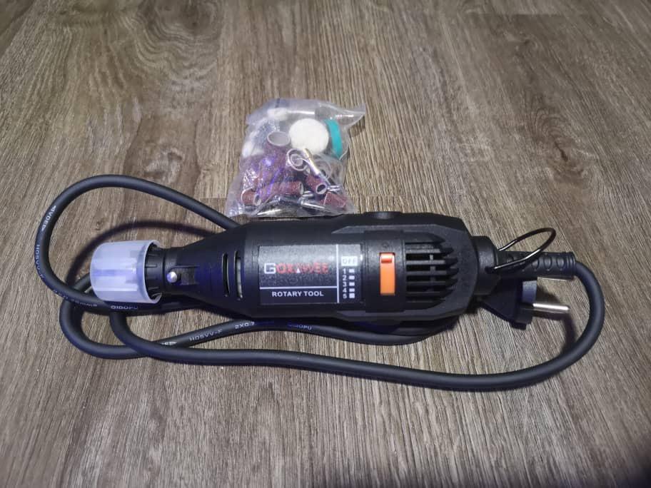 BNIB GOXAWEE 220V Power Tools Electric Mini Drill Engraver Rotary Tools ...