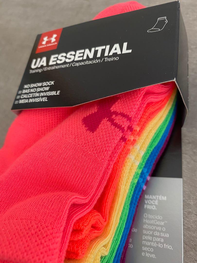 ua essential no show socks