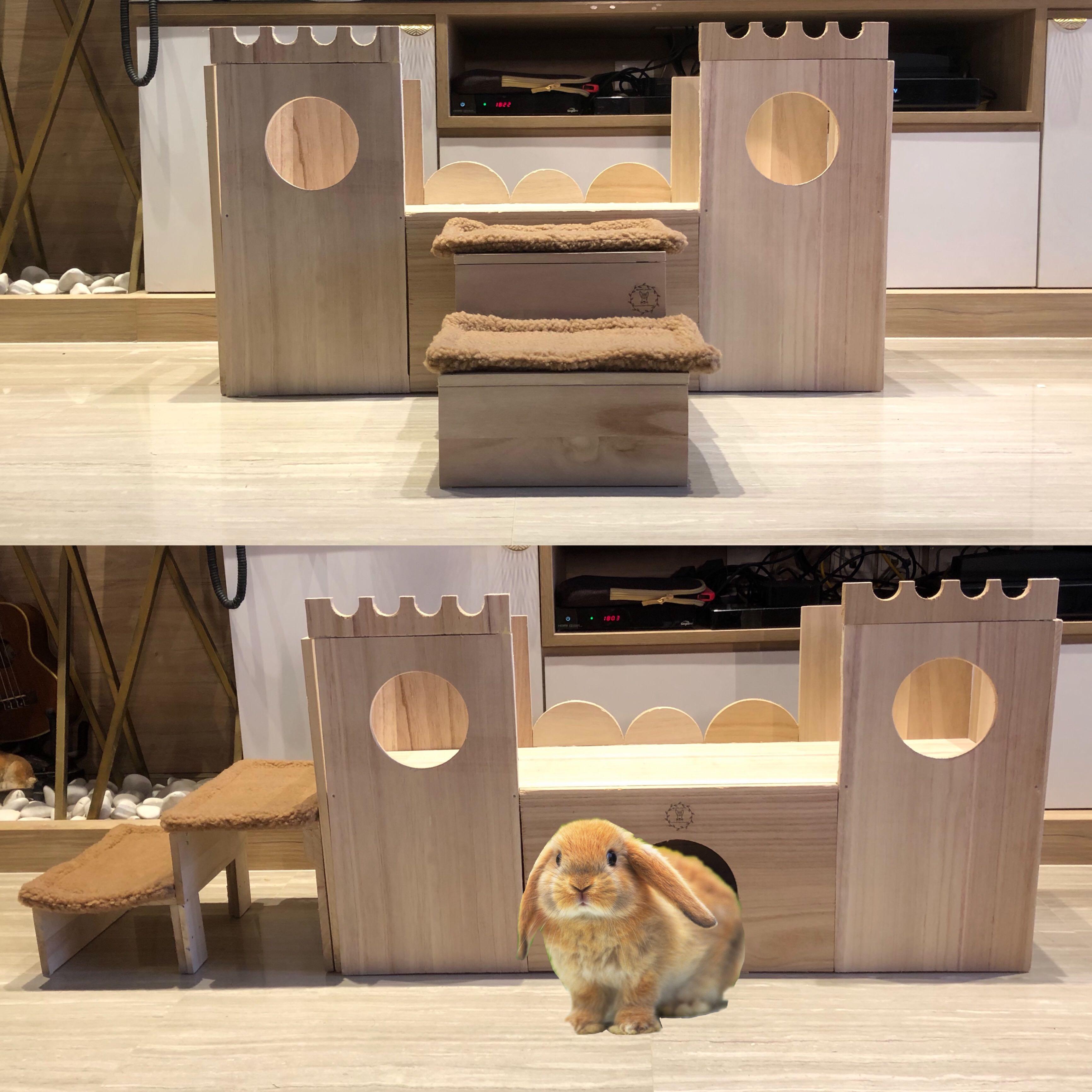 Bunny wooden house hotsell