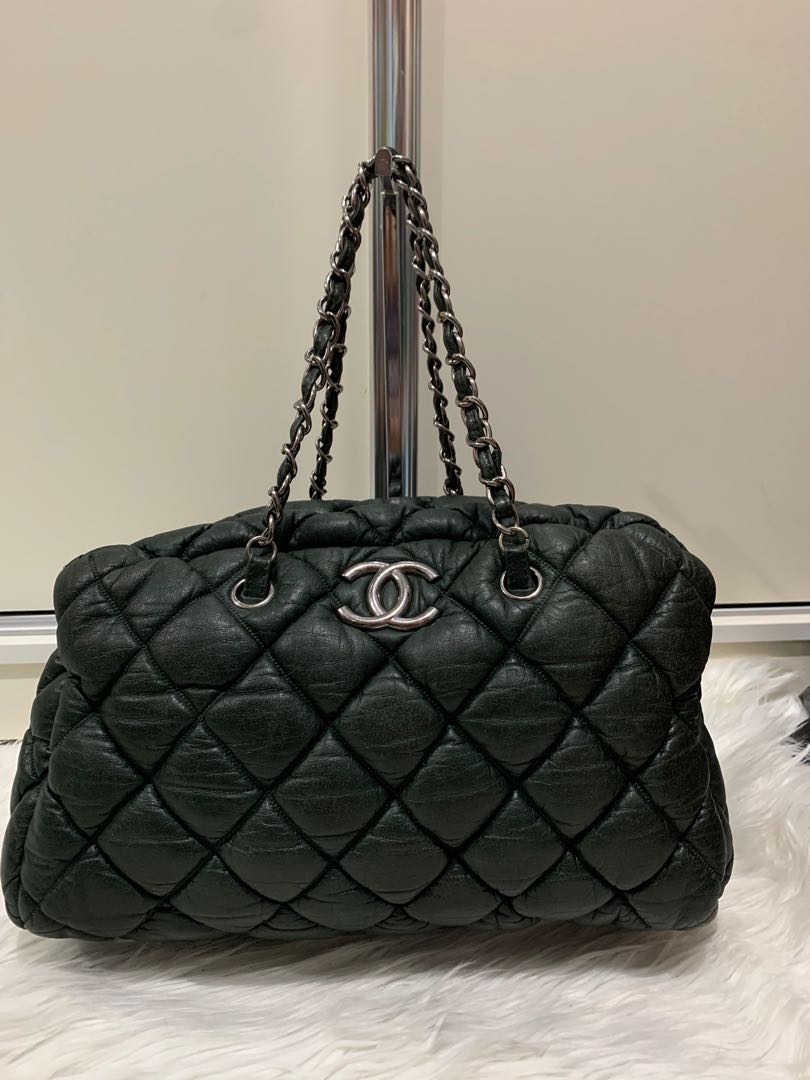 Chanel Bubble Quilt Bowler Bag