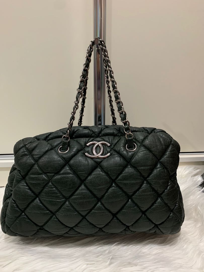 Chanel Bubble Quilt Bowler Bag Women s Fashion Bags Wallets
