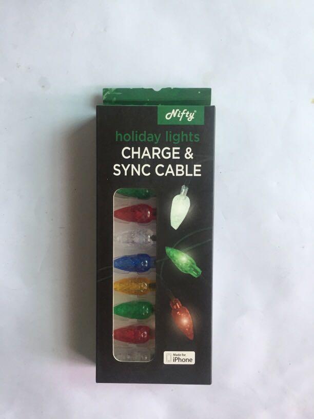 charger iphone( christmas light charger) (Category: Chargers) located in Pasay City. Submitted by redgiftshop (Listing ID 1008008895, Image 1). Description: 10LED multi- color bulbs Lights up when plugged in standard USB charging product code: S-19.