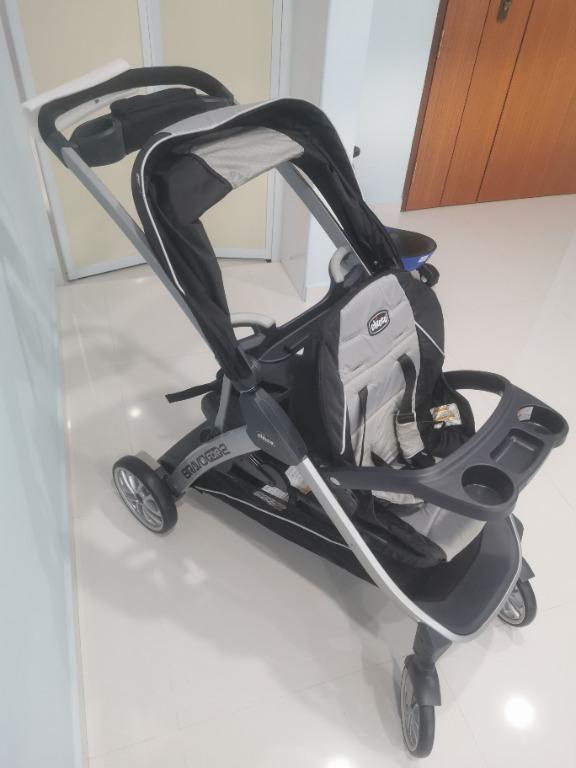 chicco bravo stroller bassinet