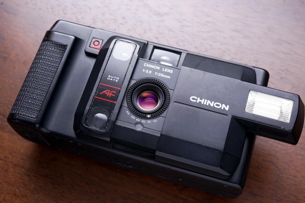 Chinon 35FA II Point & Shoot film camera, Photography, Cameras on Carousell