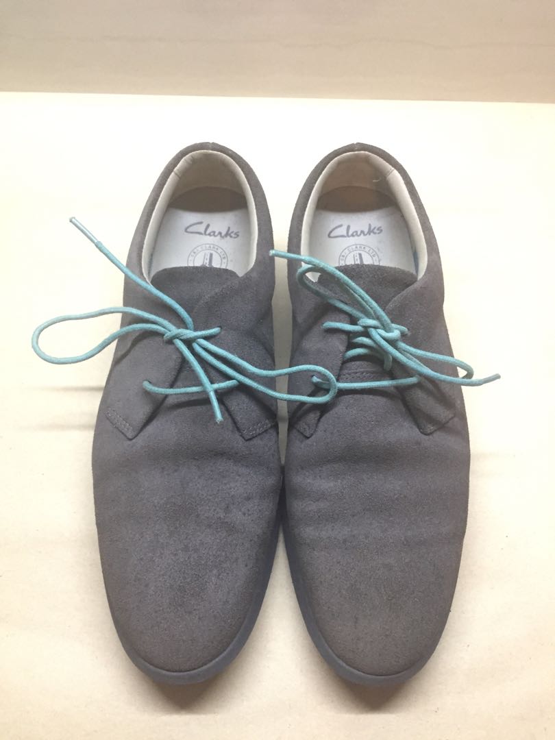 clarks gray shoes