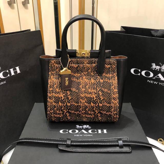 Troupe tote deals 16 in snakeskin