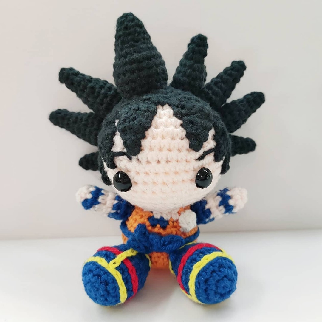 Crochet Dragon Ball Z: Goku Toy, Hobbies & Toys, Stationery & Craft,  Handmade Craft on Carousell