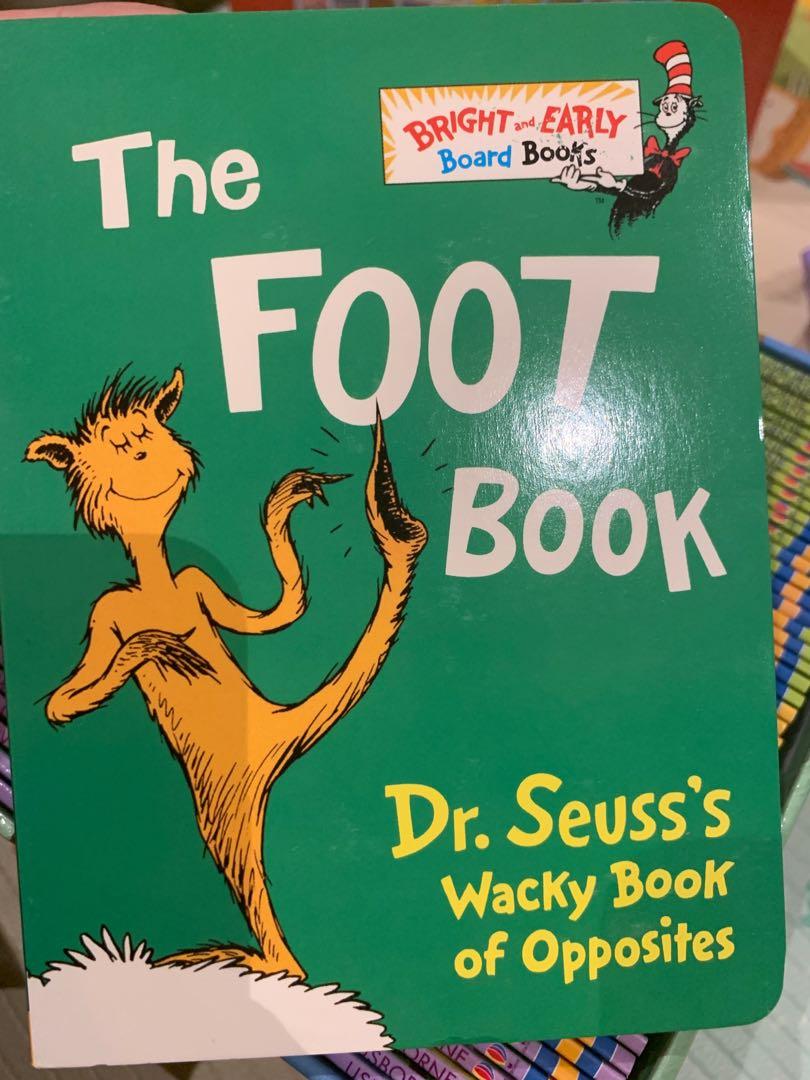 Dr Seuss The Foot Book Palm Sizer Board Book Books Stationery Children S Books On Carousell