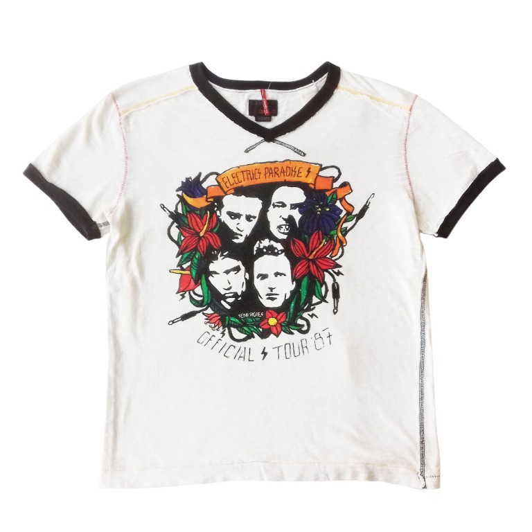Energie Gold by Sixty Spa Vintage Style Rock Band 87 T Shirt