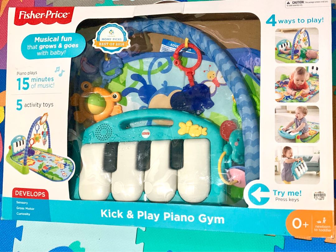 fisher price kick and play piano gym